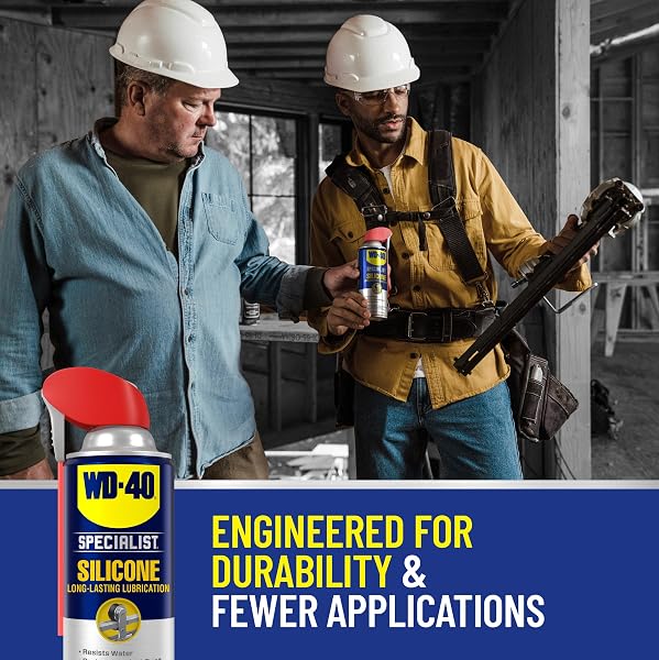 WD-40 Specialist Silicone Lubricant with SMART STRAW SPRAYS 2 WAYS, 11 OZ - 5