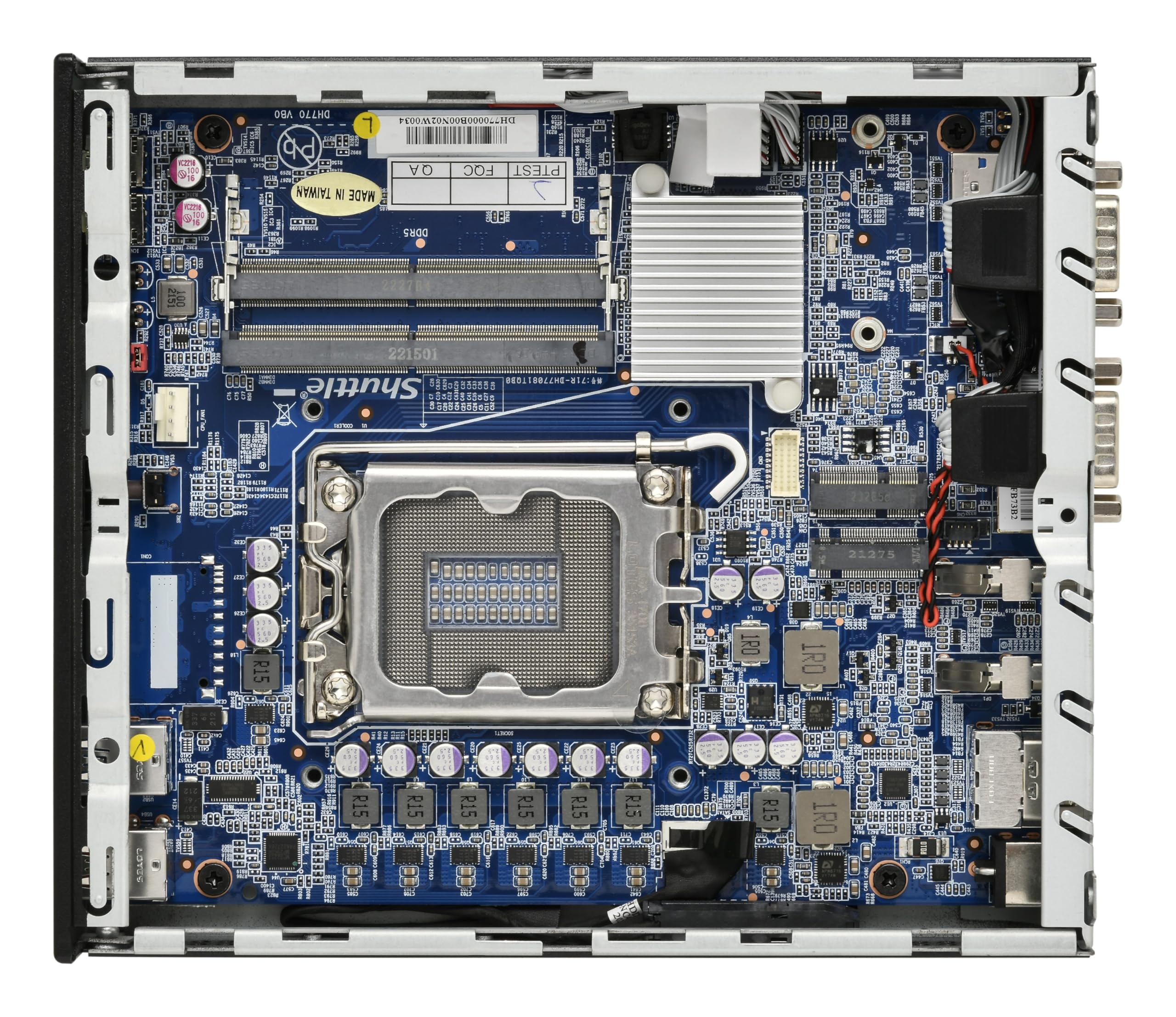 Shuttle XP? Slim DH610V2 1.35L Grand PC Mini PC Barebone Intel H610 LGA 1700 DDR5-SDRAM 120
