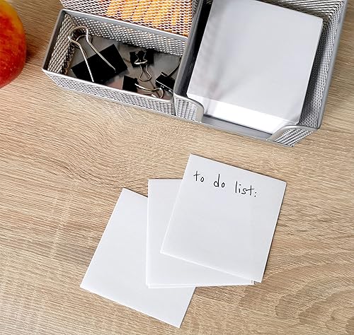 Miniatura 4 de D.RECT Bloc de notas 3.346 x 3.346 x 1.575 in aprox. 350 hojas pegadas superior blanca