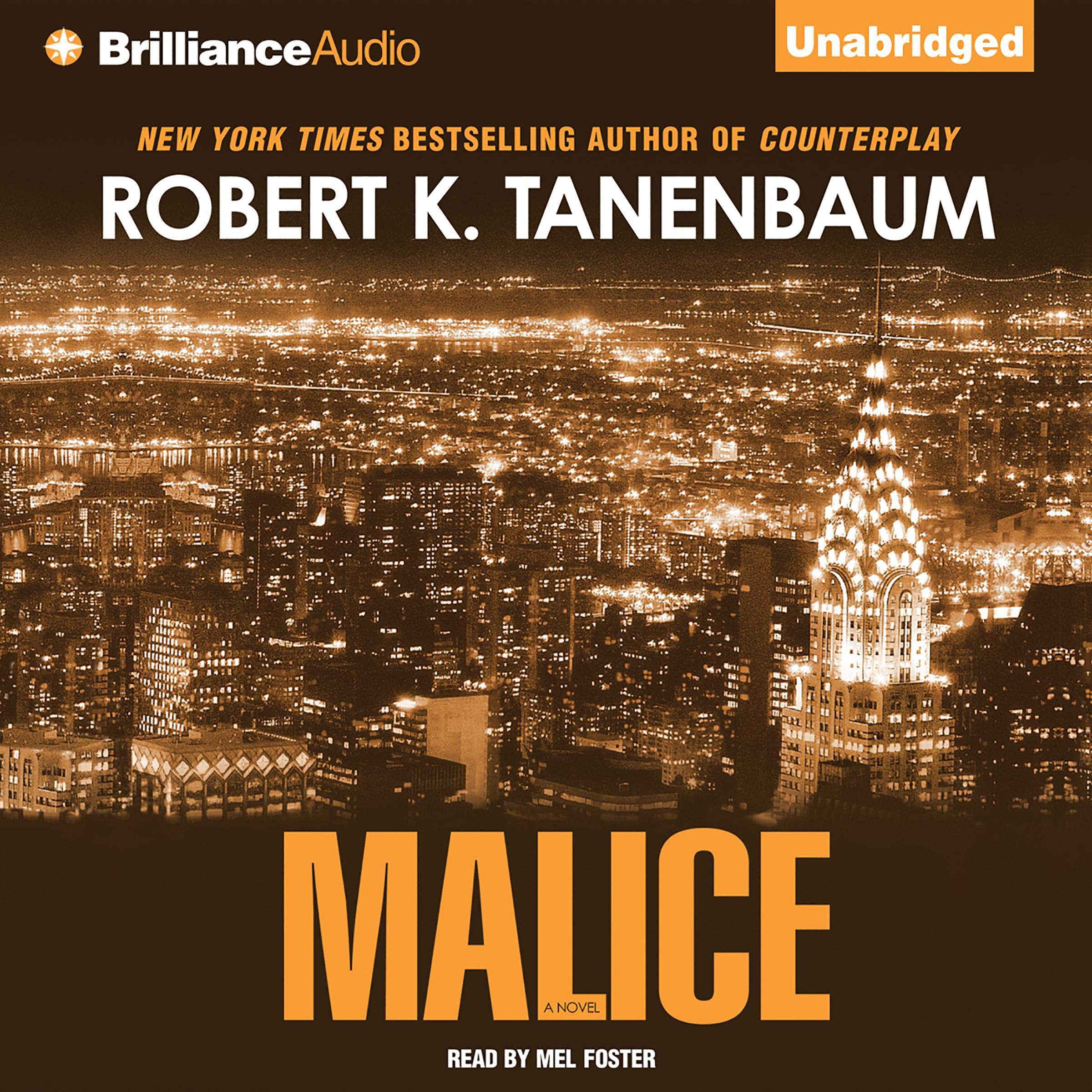 Cover art for Malice: Butch Karp/Marlene Ciampi, Book 19