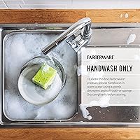 Vista 10 de Farberware Juego de 15 cuchillos de acero inoxidable estampados, juego de cuchillos de cocina de acero inoxidable de alto carbono con asas