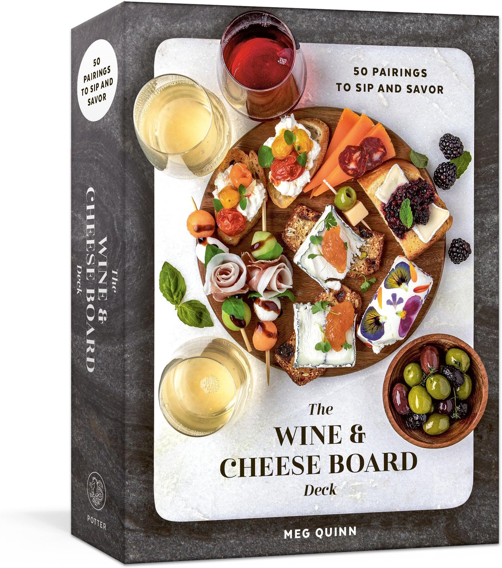 The Wine and Cheese Board Deck: 50 Pairings to Sip and Savor: Cards