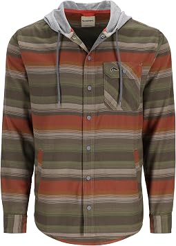 Simms Mens Santee Flannel Hoody