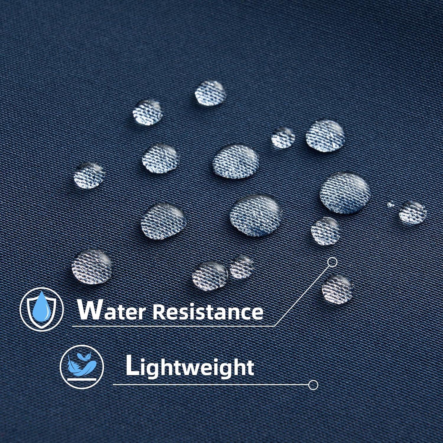 Carry On Travel Backpack For Women, 18 Inch Water Resistant Large Backpack Lightweight Bookbag For Men, 8x14x18 Personal Item Bag Casual Daypack Backpacks For Work Office Commuter (Navy Blue) - Image 7