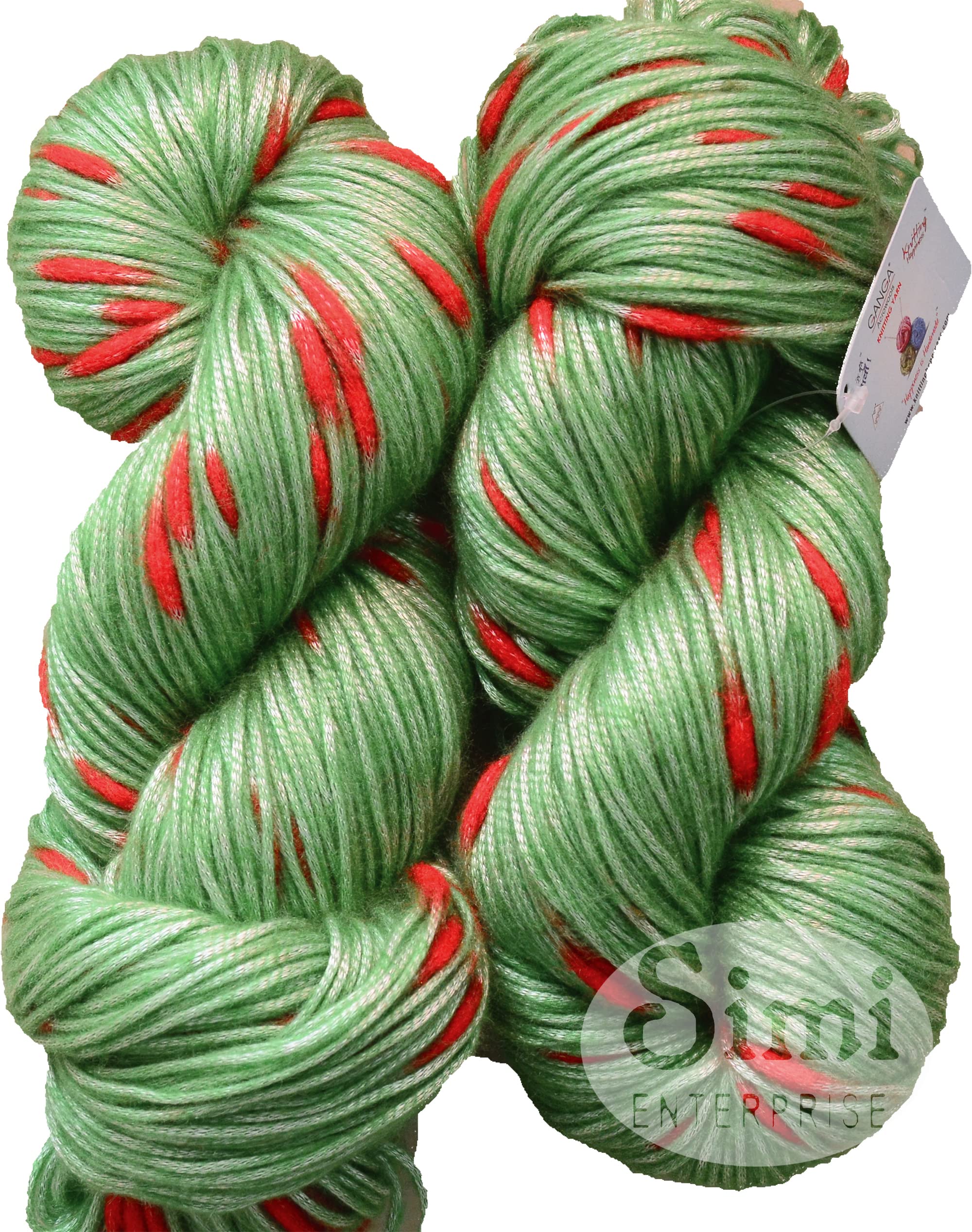 GANGA Knitting Wool, Flite Joy Apple Green 200 GMS Best Used with Knitting Needles, Crochet Needles Medium Thick Wool Yarn for Knitting.-aArt-BGH