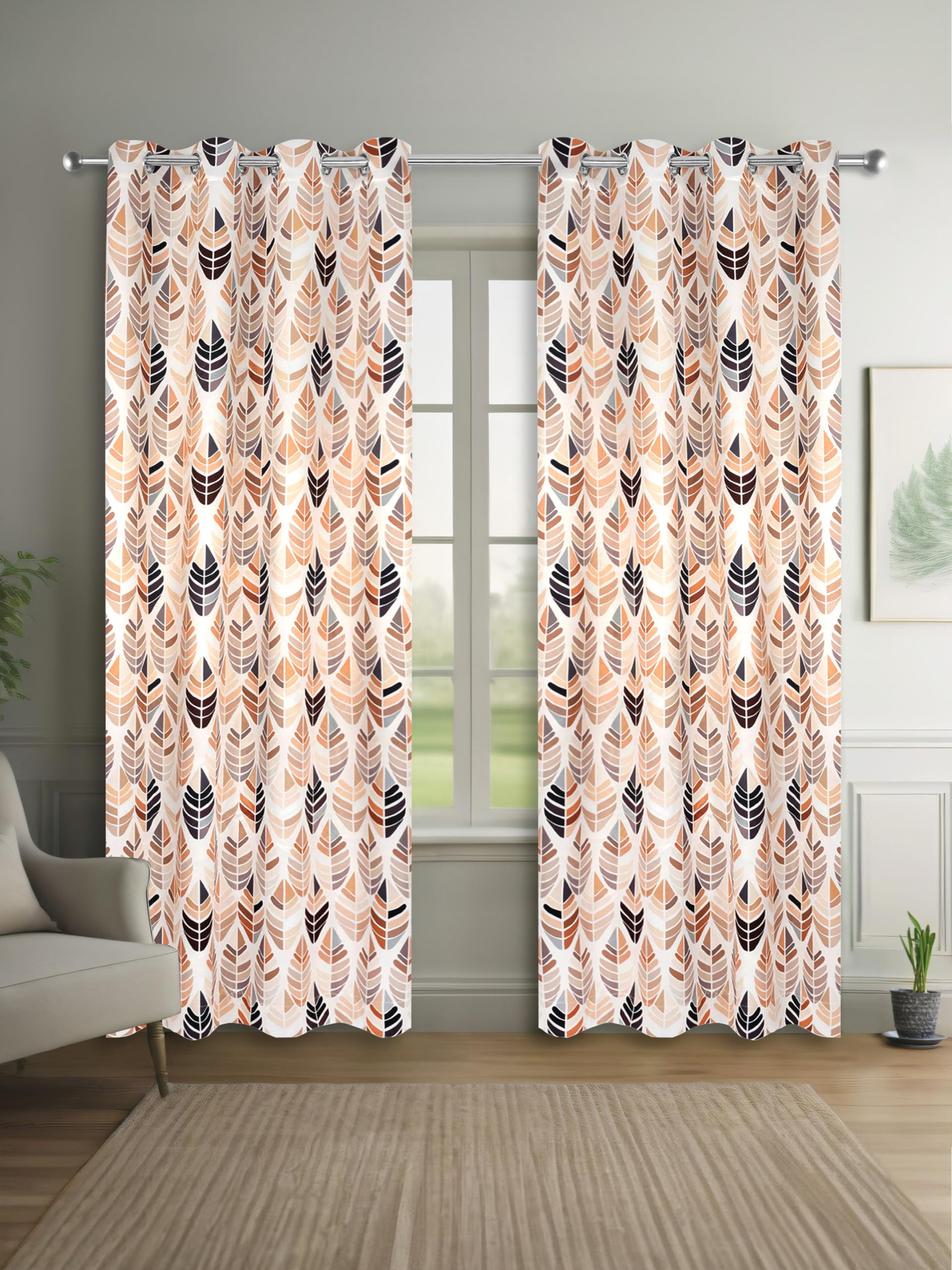 See full amazon price history chart for Vendola Printed 2 Piece Polyester Eyelets Blackout Opaque Curtains with Tie Back, for Bedroom and Living Room (Quill, Window (5 Feet)) Vendola Printed 2 Piece Polyester Eyelets Blackout Opaque Curtains with Tie Back, for Bedroom and Living Room (Quill, Window (5 Feet)) (B0D12G9MHP) Amazon Price History, Amazon Price Tracker