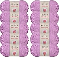 Vista 55 de Sensy Softee Hilo para Bebé, 3.5 oz, 275 yardas, Gauge 3 Light (Almendra)