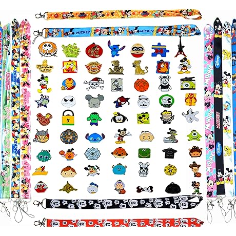 Disney Pin Trading Lot: Magical Collectible Pin Set for Lanyard or Display