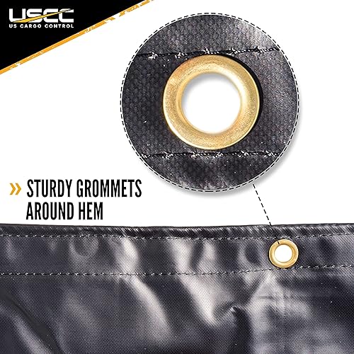 Miniatura 4 de US Cargo Control Lona ahumada de alta resistencia, 10 pies de largo x 12 pies de ancho, protege tu carga del humo, la suciedad y el hollín,