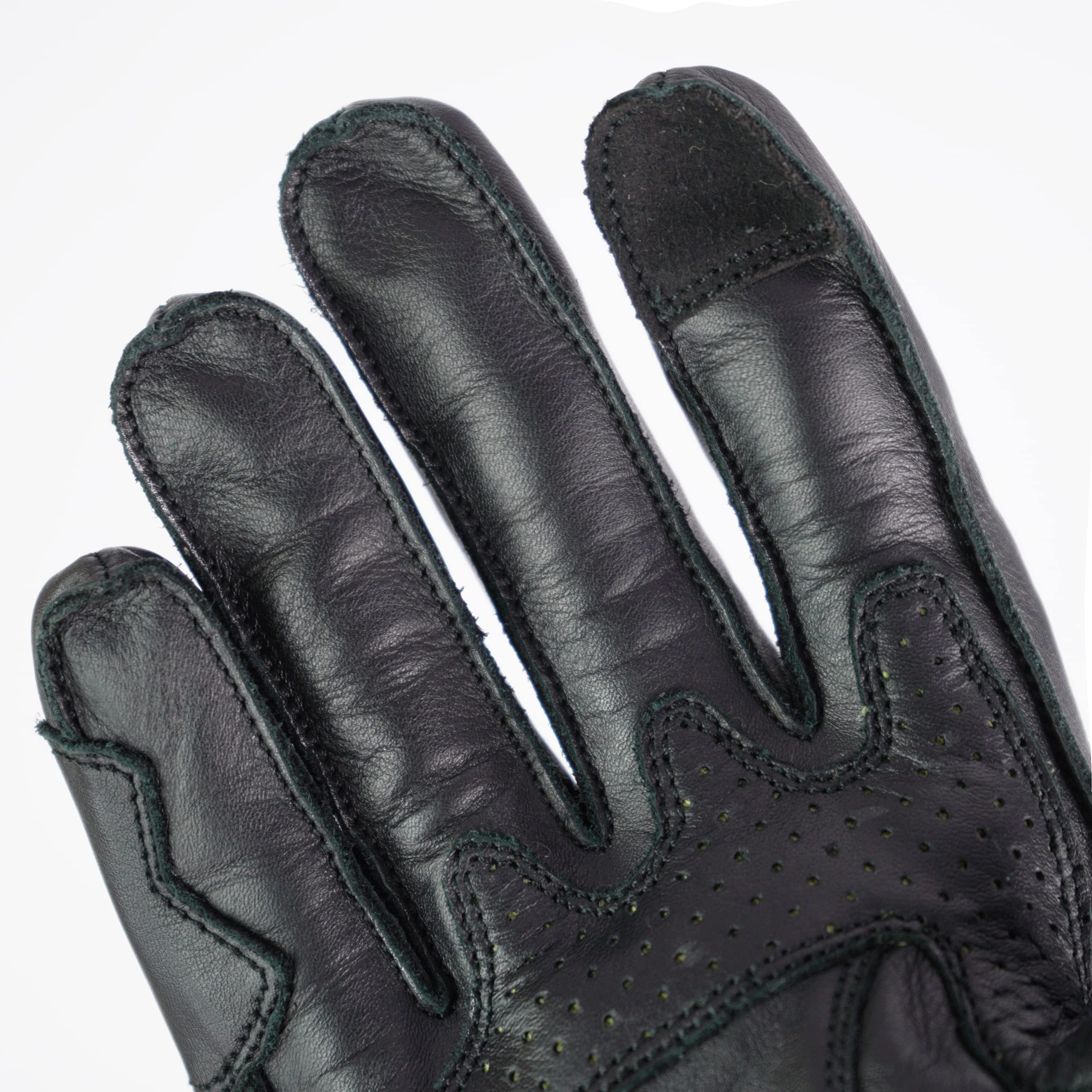 BY CITY | Guantes de Verano para Moto | Guantes de Piel de Chivo | Protecciones Rígidas en Nudillos | Zonas Acolchadas | Refuerzo Antiabrasión en la Palma | Transpirables