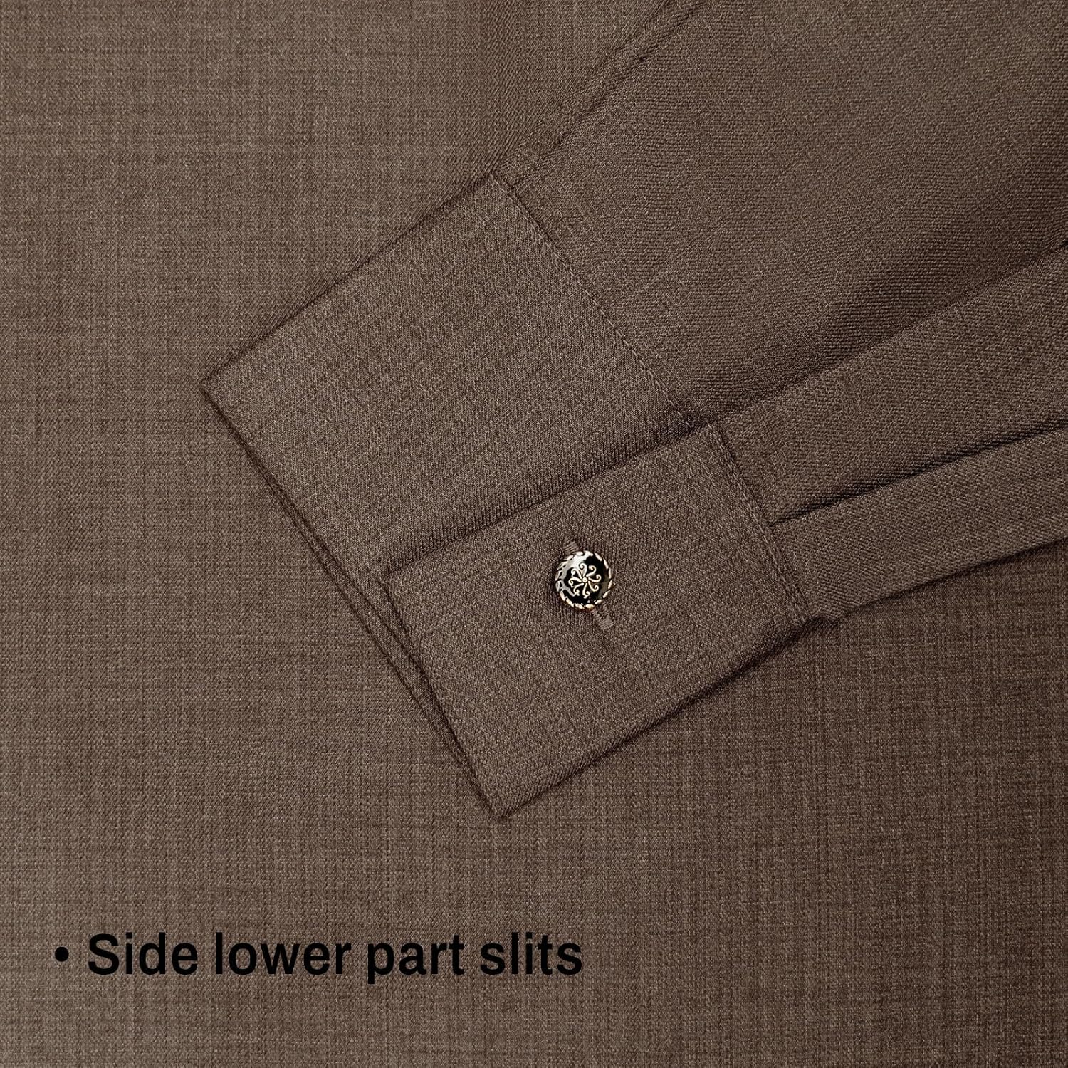 African Suits for Men Slim Fit Dashiki Long Sleeve Shirt and Pant 2 Piece Attire Traditional Outfits - Image 4