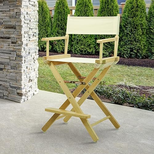 Miniatura 2 de Casual Home 24" altura de mostrador Directores-sillas, marco naturallona de trigo