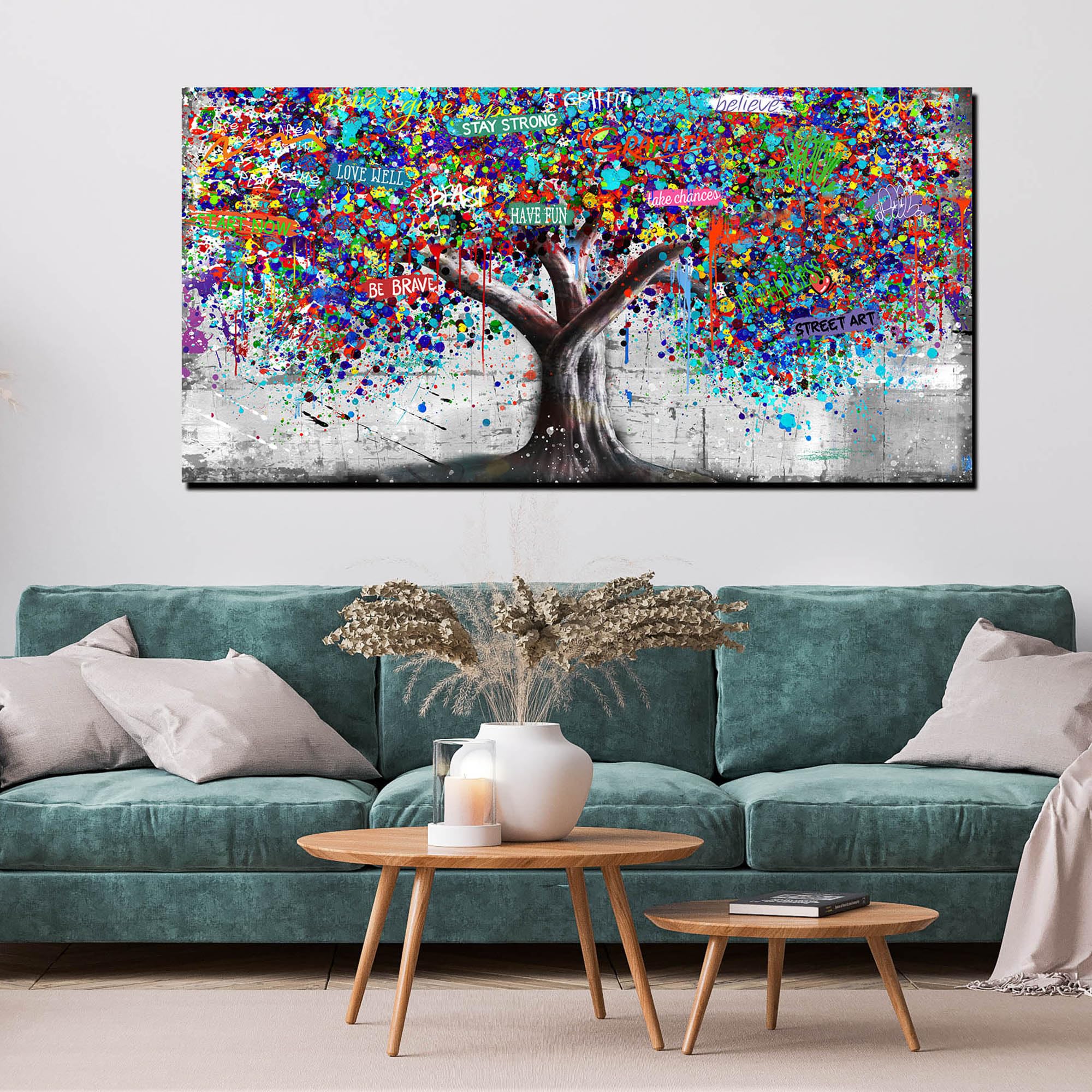 Wandbild-Set (3-teilig) – Abstrakte Schwarz-Weiß-Kunst Auf Leinwand, Gerahmt In Holz, Je 40x60 Cm – Für Wohnzimmer, Schlafzimmer, Büro
