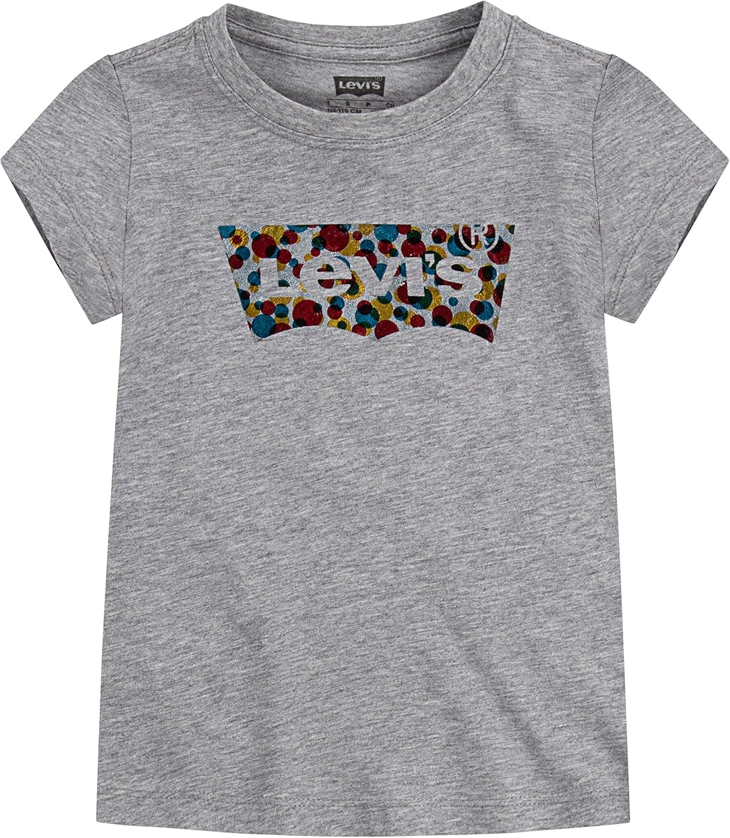 Camiseta con alas de murciélago adornada para niñas de Levi's