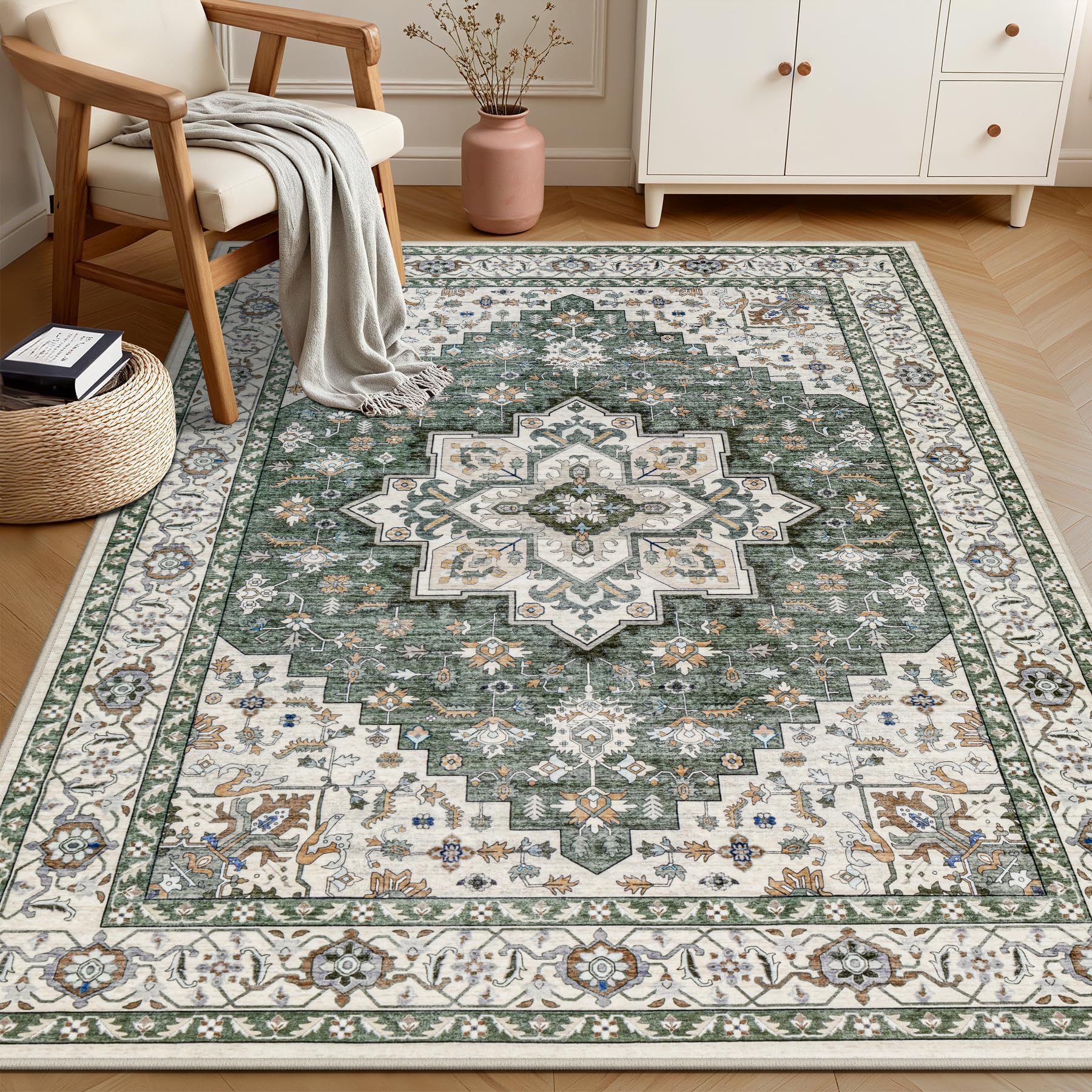 Tapis de salon lavable et antidérapant fini les glissades