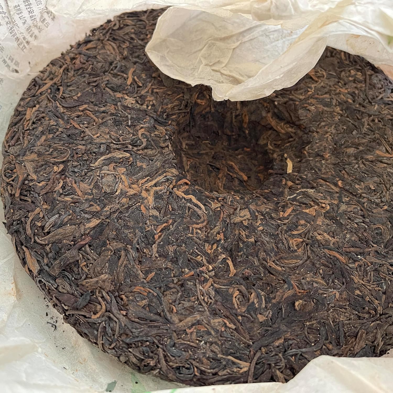 Old Comrade 2007 Deep Mountain Ancient Tree Raw Pu-Erh Tea Cake – 500g Aged Sheng Puerh
