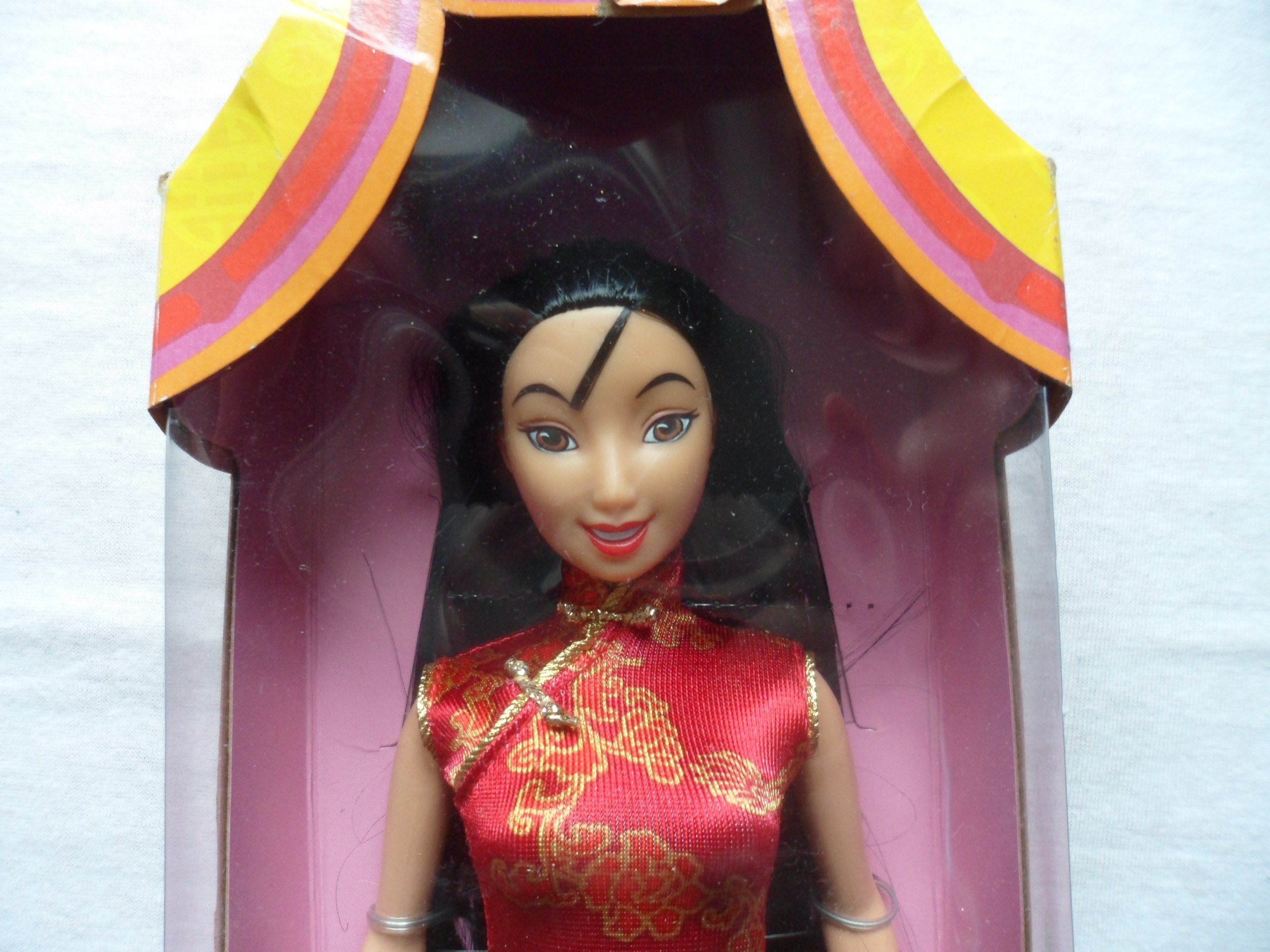 Amazon.com: Disney MULAN doll in red fashion by Mattel 1997 : Toys & Games