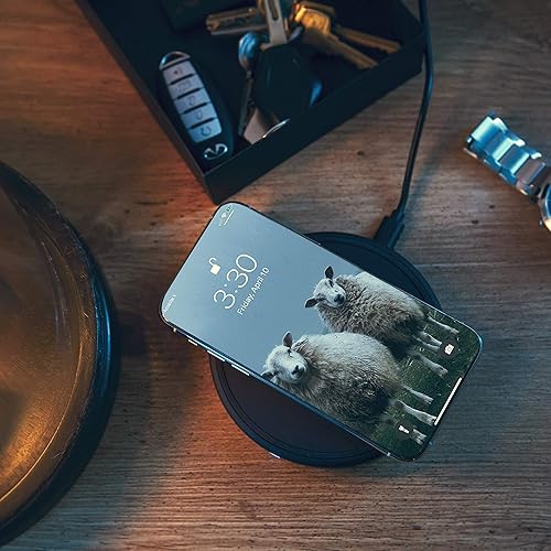 Miniatura 5 de TYLT Shield - Paquete de 2 almohadillas de carga inalámbrica, estación de carga inalámbrica, con certificación Qi de 10 W, almohadilla de carga