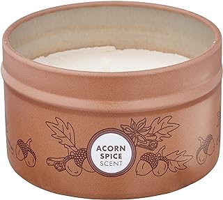 MRS MEYER'S Acorn Spice Tin Candle, 2.9 OZ