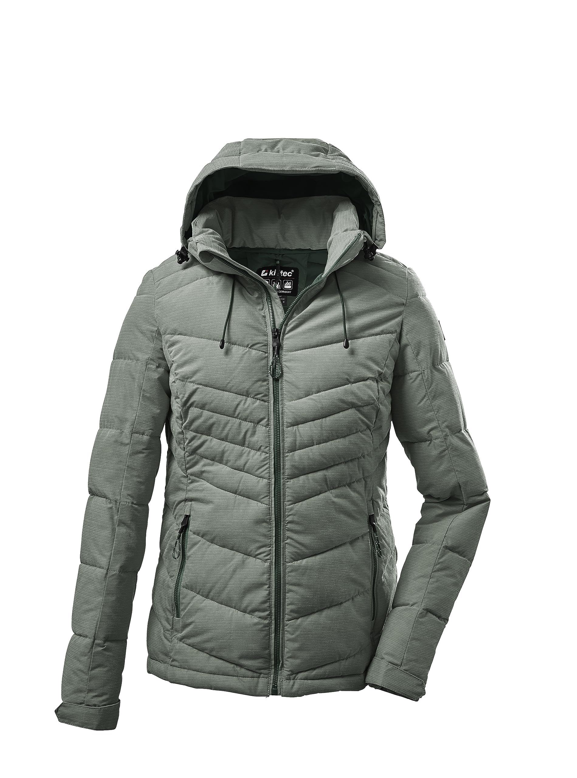 Killtec Damen Steppjacke Jacke in Daunenoptik mit abzippbarer Kapuze KOW 149 WMN QLTD Jckt wasserabweisend, atmungsaktiv, windabweisend