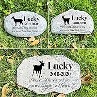 Vista 1 de Zatanmulo Piedra conmemorativa personalizada para mascotas, piedra conmemorativa de jardín personalizada, lápida de perro, lápida de gato, placa
