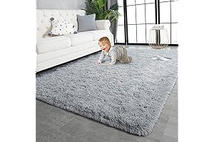 Alfombras Modernas: Suaveza Excepcional para 8x10 Pies de Comodidad