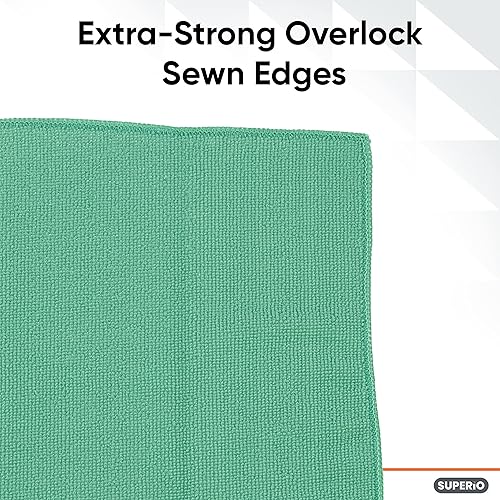 Miniatura 3 de Superio Paño de limpieza de microfibra de 16 x 16 pulgadas, paños de cocina, paños de lavado, trapos de limpieza reutilizables para casa, automóvil,