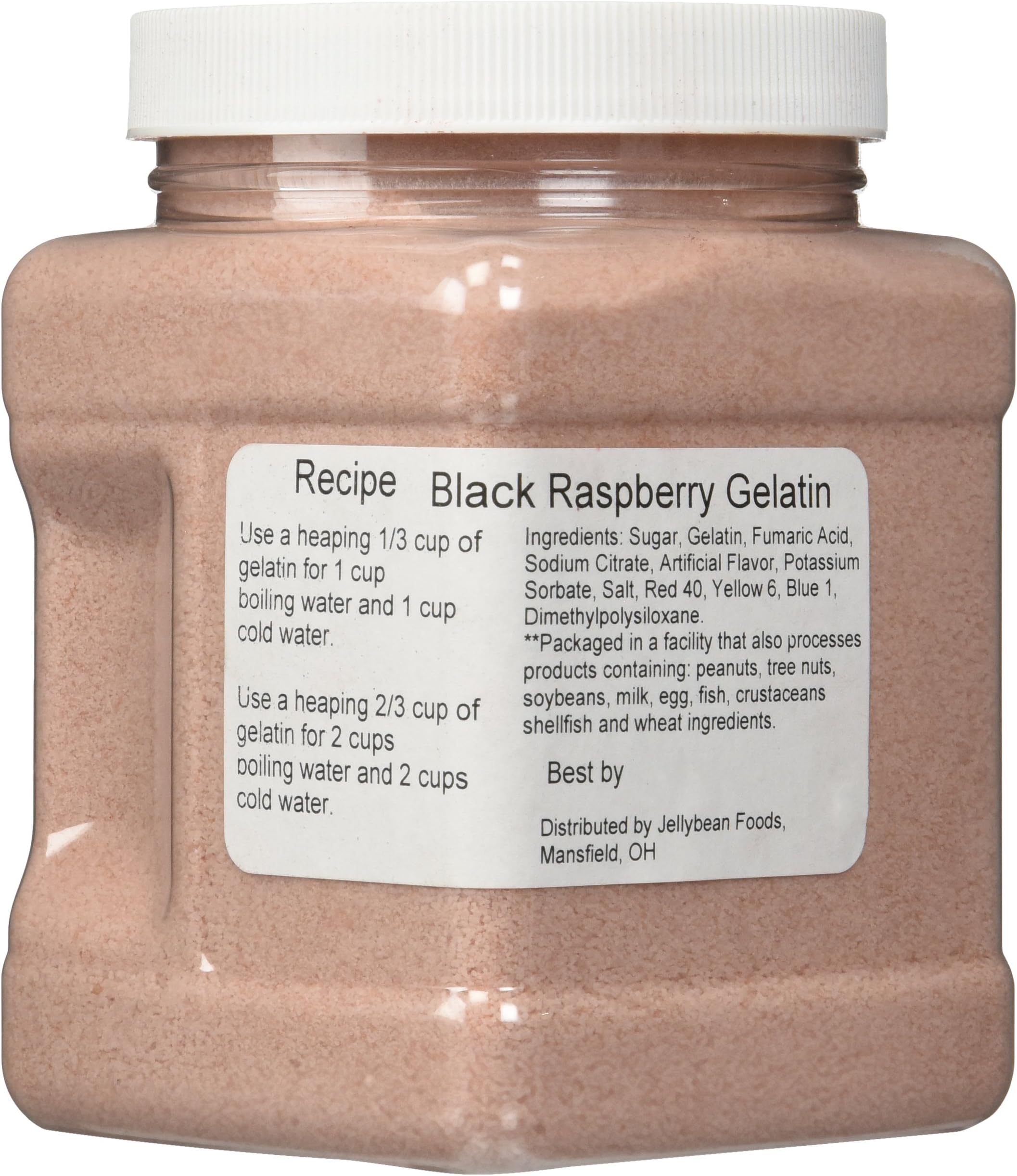WinCrest Bulk Foods Black Raspberry Gelatin - 2 Lb Container - (32 Oz)