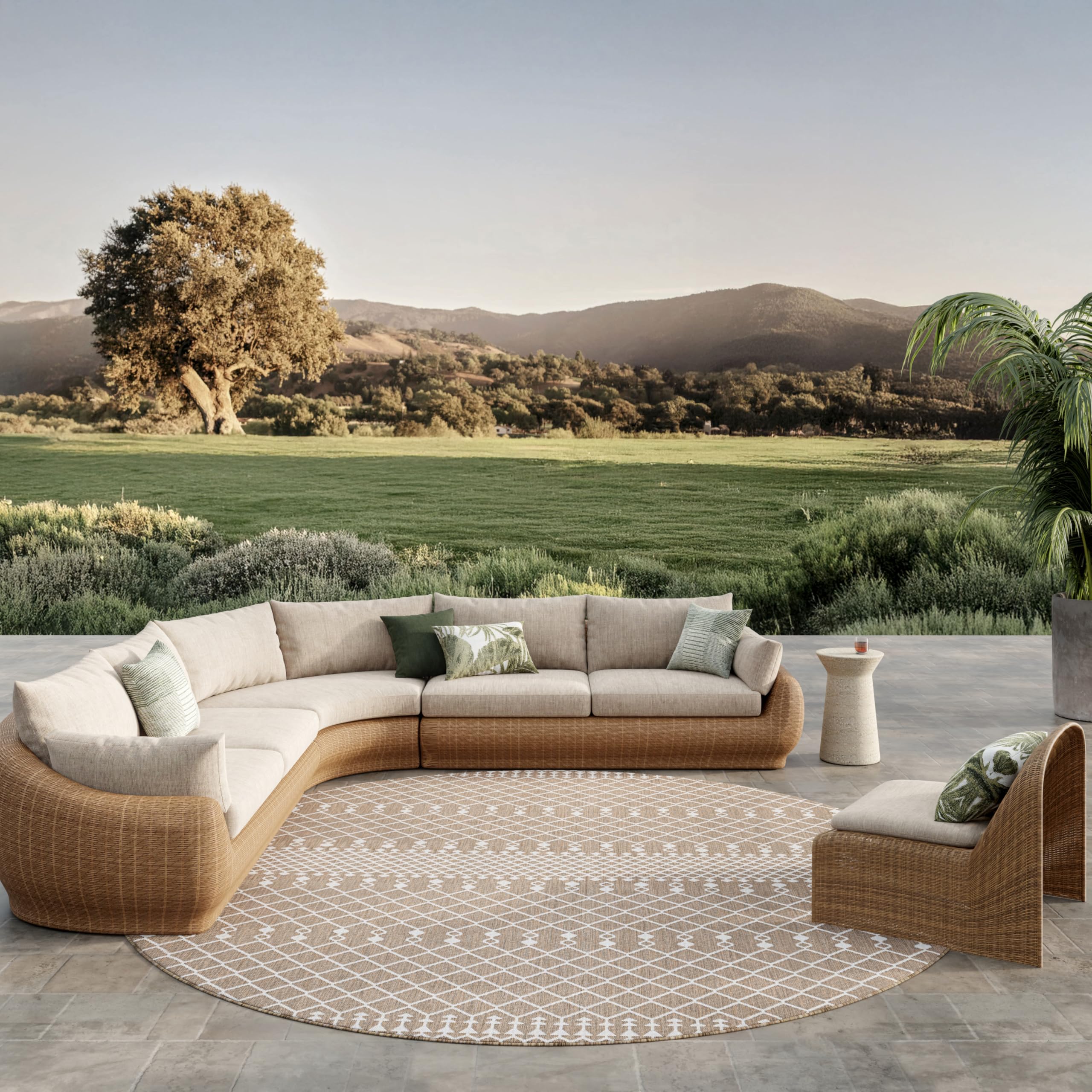 Nourison Positano Round Rug