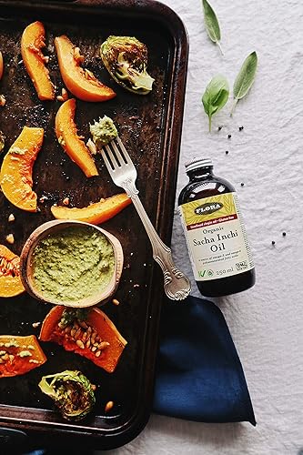 Miniatura 2 de Flora - Aceite de Sacha Inchi, prensado en frío y sin refinar, 8.5 onzas líquidas