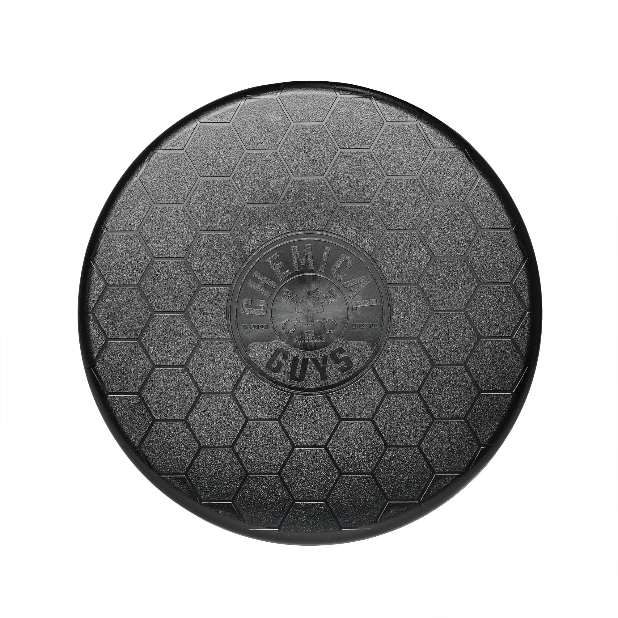 IAI519 Car Wash Bucket Lid, Black (Can Be Used as Seat, Storage, Etc) - Fits Chemical Guys Bucket & Other Standard Buckets; Bucket Not Included