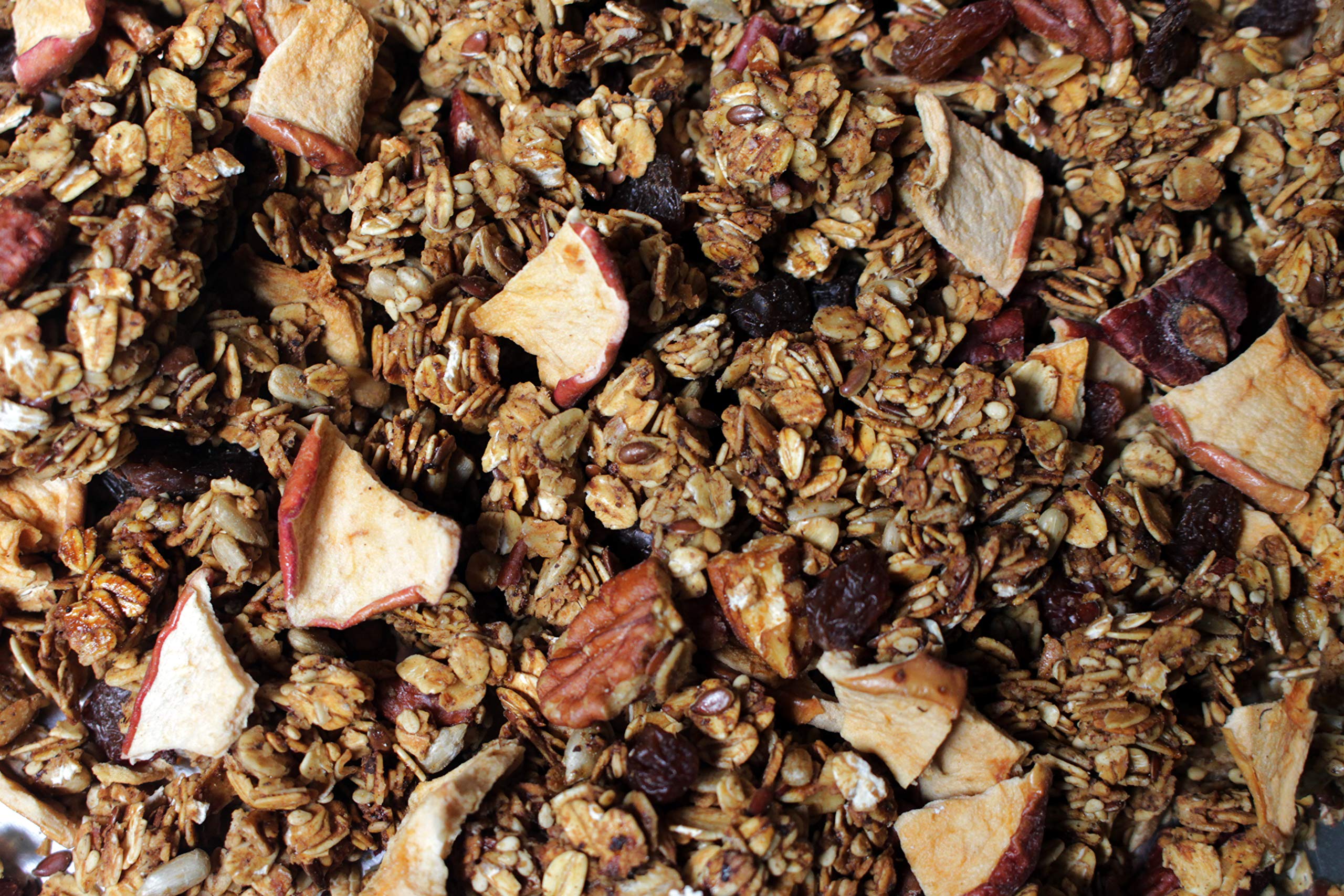 Granola de Manzana, Pecanas y Pasas con Canela (Pack: 3 x 300gr) Peso Total: 900gr