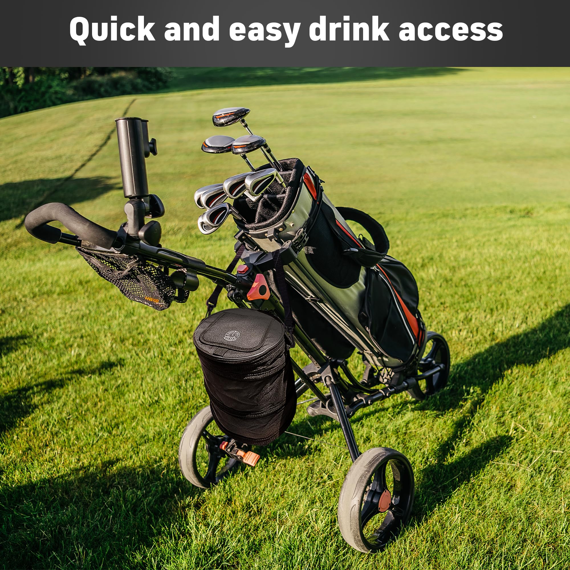 Inthezone Golf Cart Cooler Soft Sided Collapsible Insulated Cooler