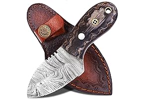Ancilla Damascus Hunting Knife: Durable, Compact, and Razor-Sharp