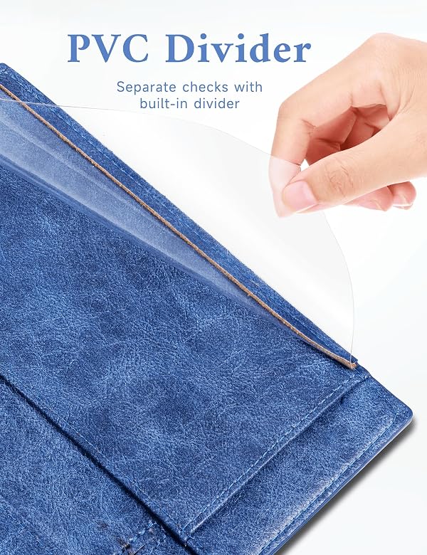 Zreal Checkbook Cover for Personal Checkbook Wallet for Women & Men by Zreal - Image 4
