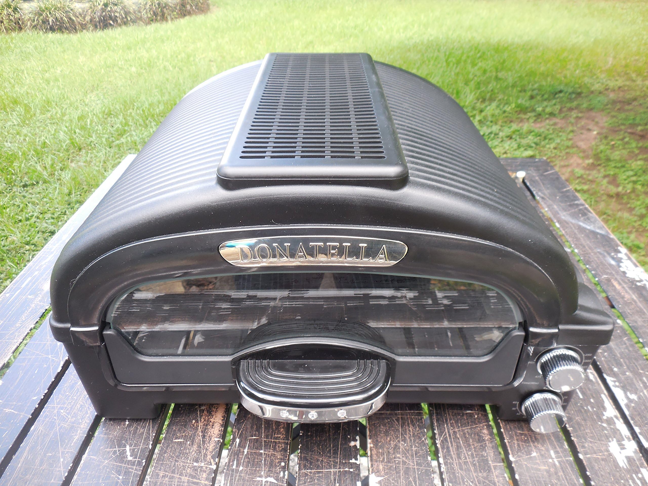 Donatella PIZ-1800B Pizza Oven Black 1300 Watts New