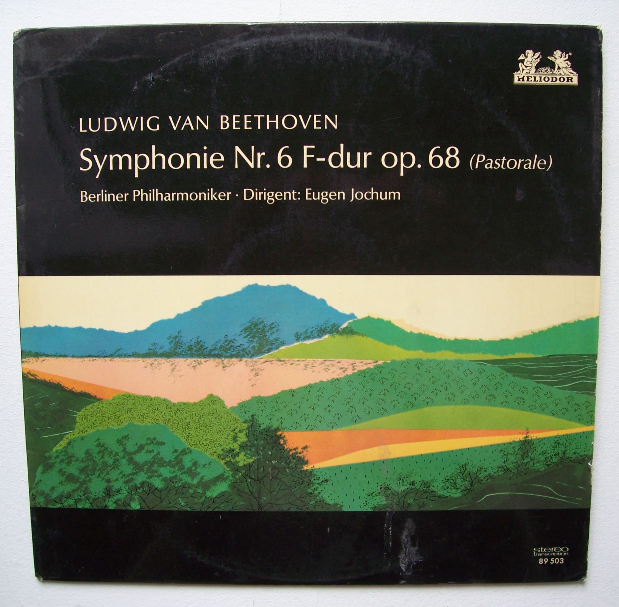 89 605 Beethoven Symphony 6 Pastoral Berlin philharmonic Eugen Jochum LP [Vinyl] Eugen Jochum / Berlin Philharmonic Orchestra