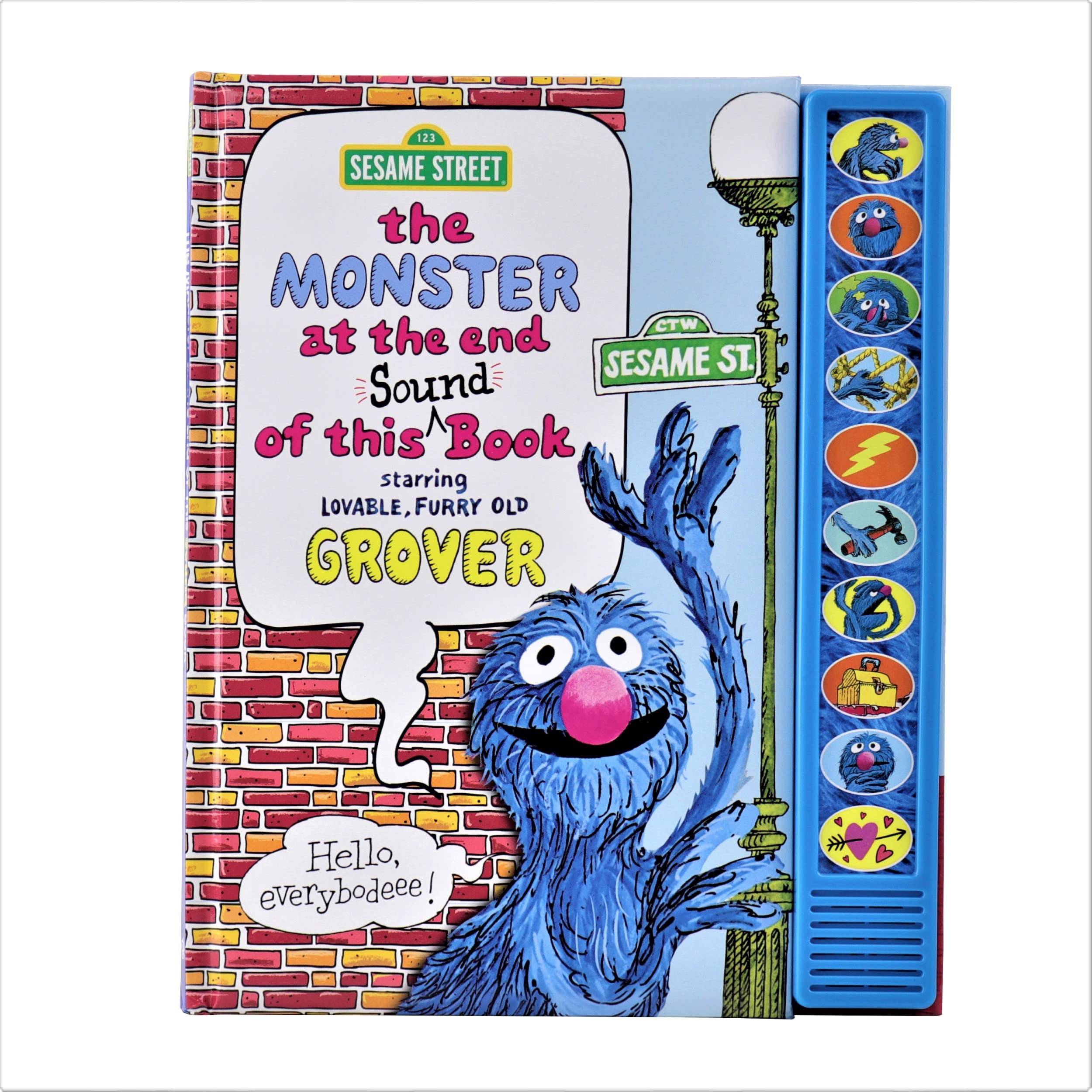 Sesame Street: The Monster at the End of This Sound Book: Starring Lovable, Furry Old Grover (Play-A-Sound) - PI Kids Jon Stone and Michael Smollin
