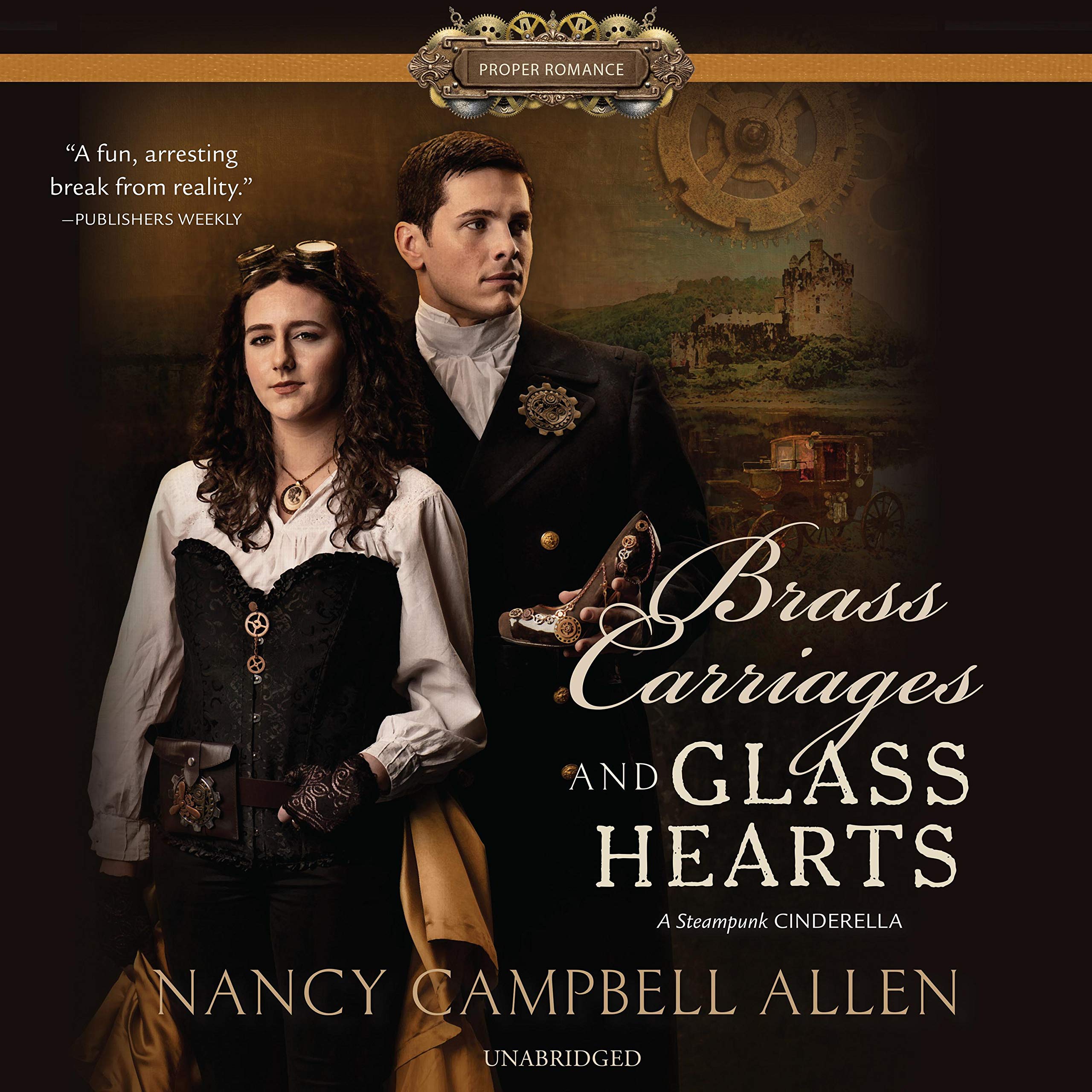 Cover art for Brass Carriages and Glass Hearts