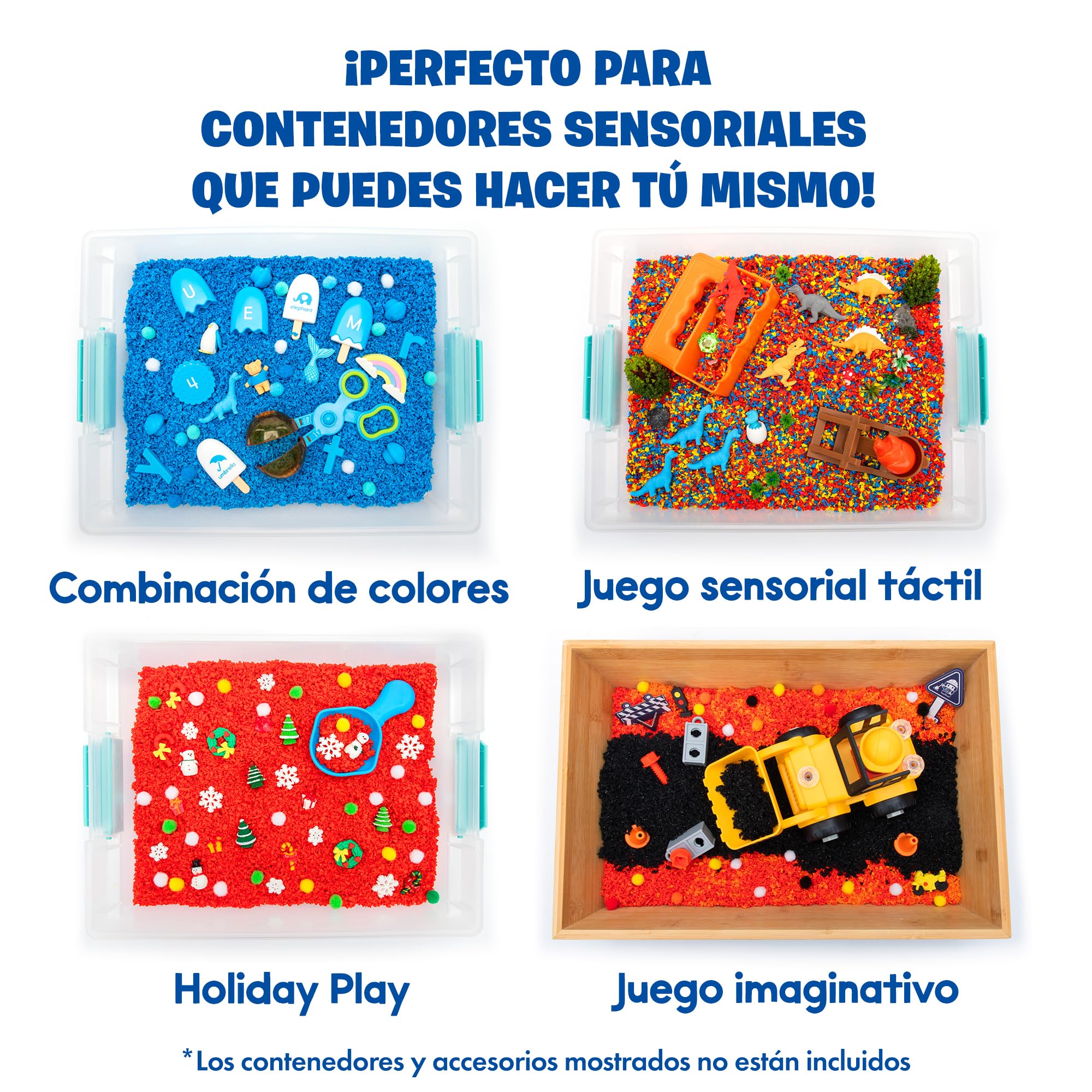 Learning Resources Kit Sensoriel de Playfoam, 3 Couleurs de Sable Avec Learning Resources Kit Sensoriel de Playfoam, 3 Couleurs de Sable Avec
