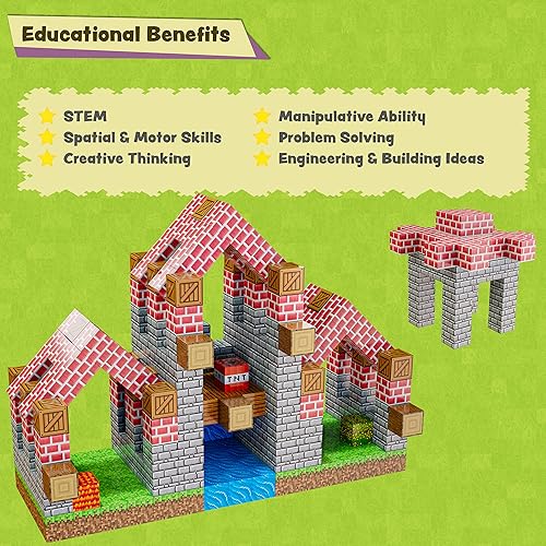 Miniatura 4 de Paquete de 100 cubos magnéticos de píxeles, bloques de construcción STEM para niños, juguetes educativos Montessori, juego sensorial de construcción