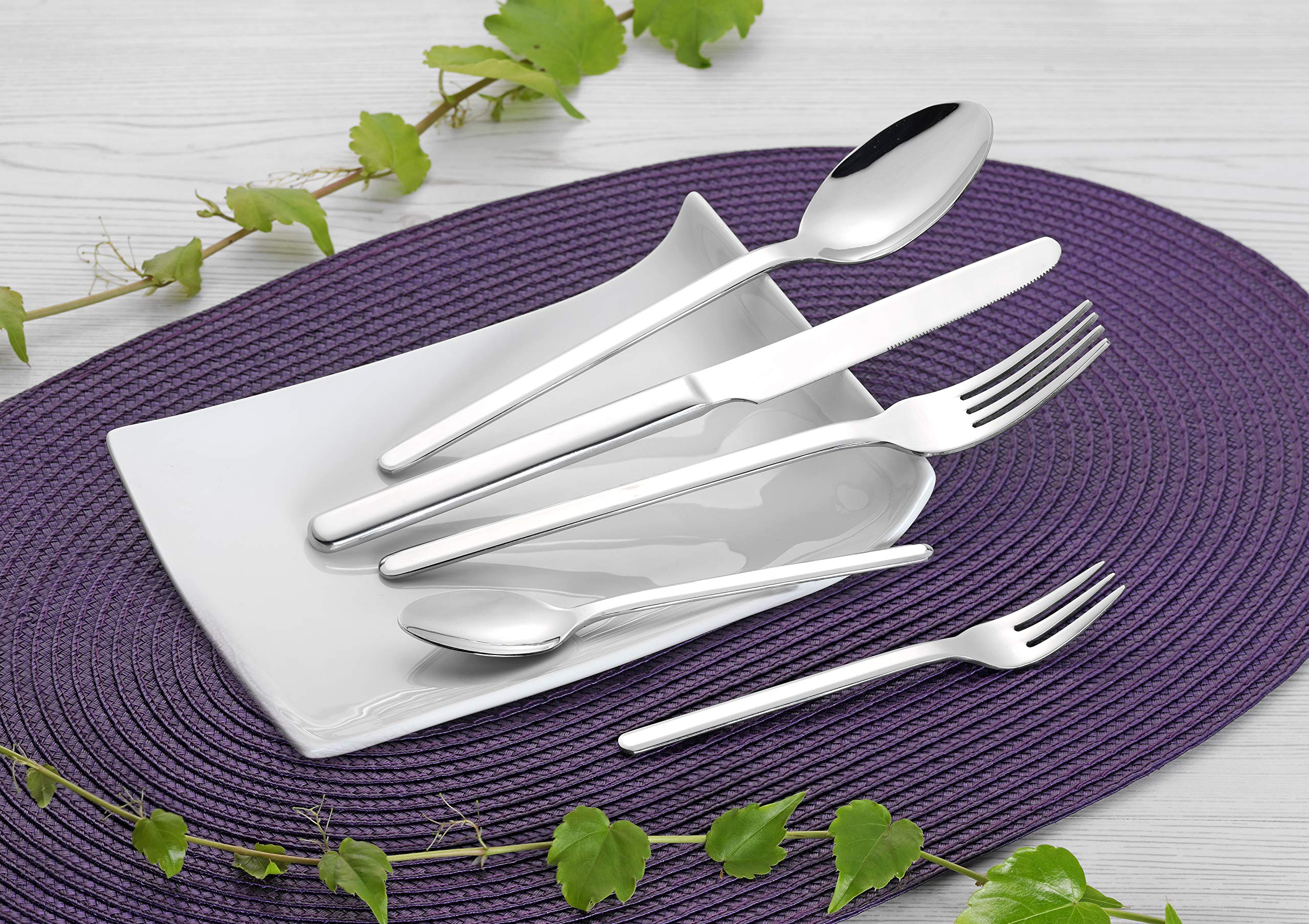 Esmeyer Bettina - Set da 12 cucchiai da zuppa Bettina in Acciaio Inox 18/10 Lucido