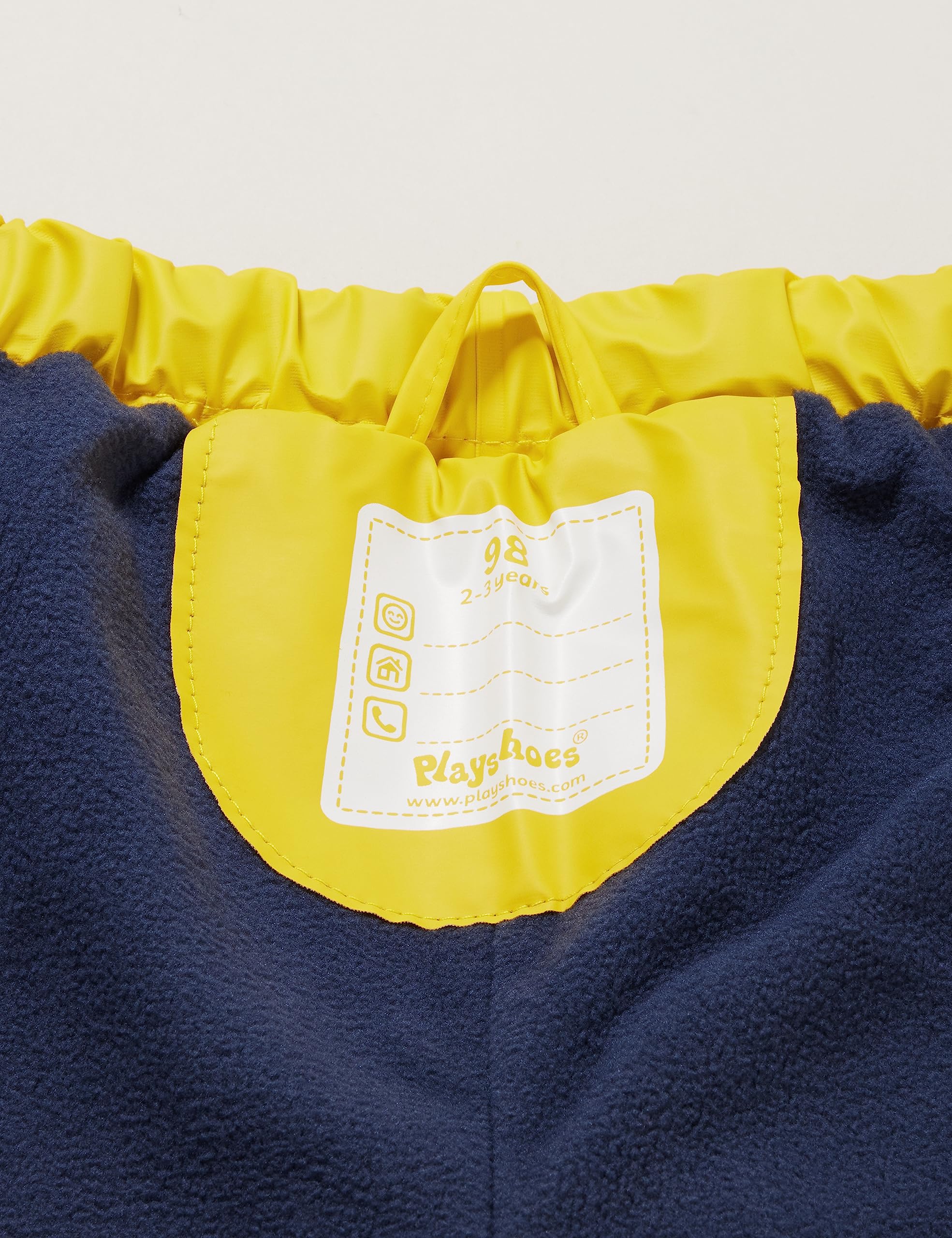 Playshoes Pantalon Boue, Salopette De Pluie, Doublure Polaire - Wodoodporne spodnie Uniseks - dzieci