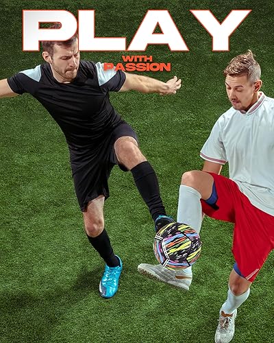 Miniatura 5 de American Challenge Kura Balón de fútbol  Tamaño 3, 4, 5  Balón de fútbol tamaño 5 y 4  Pelotas de fútbol duraderas para entrenamiento, práctica y