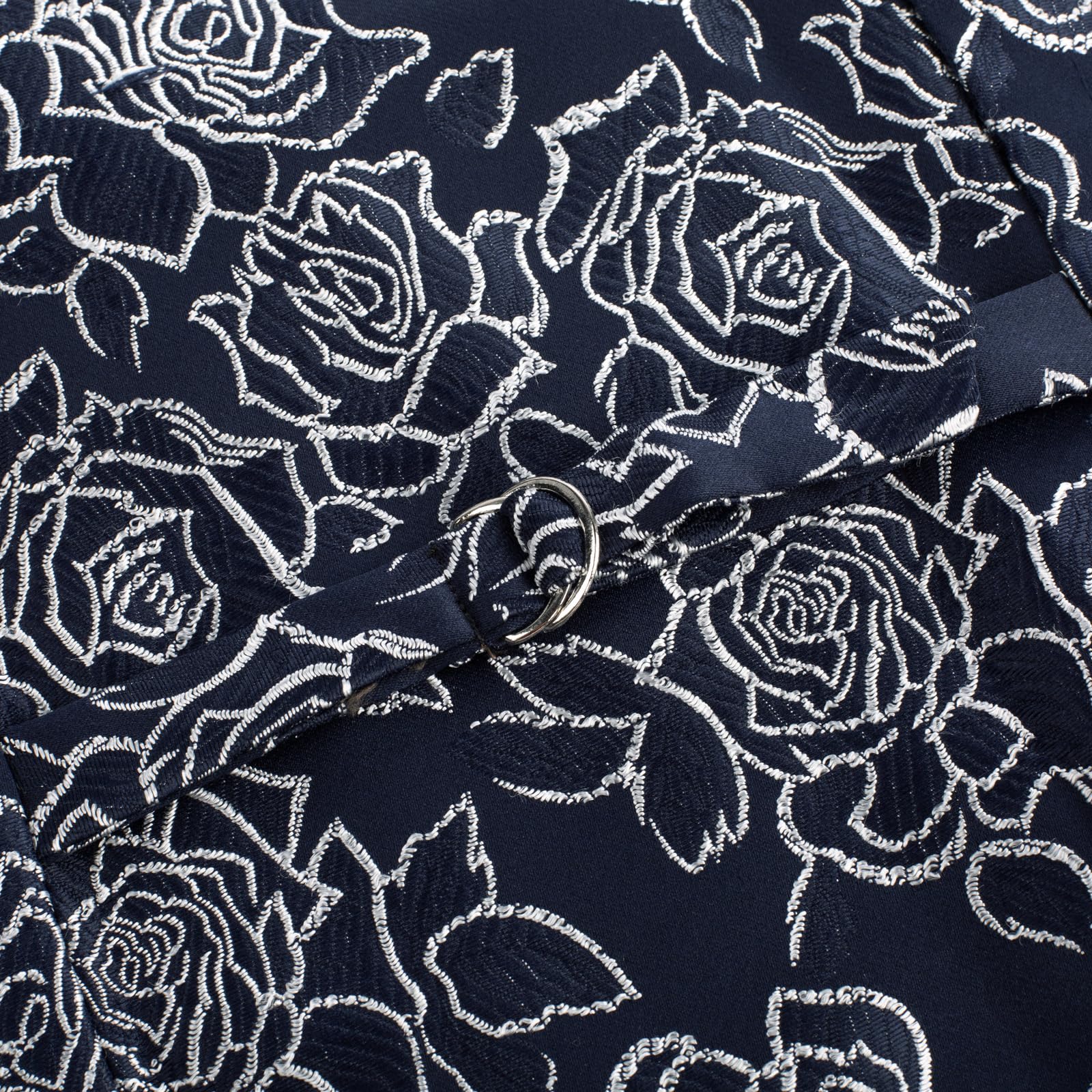Belle Poque Damska kamizelka dwurzędowa w stylu vintage, głęboki dekolt w serek, poszetka, brzeg, kamizelka, płaszcz z 2 kieszeniami
