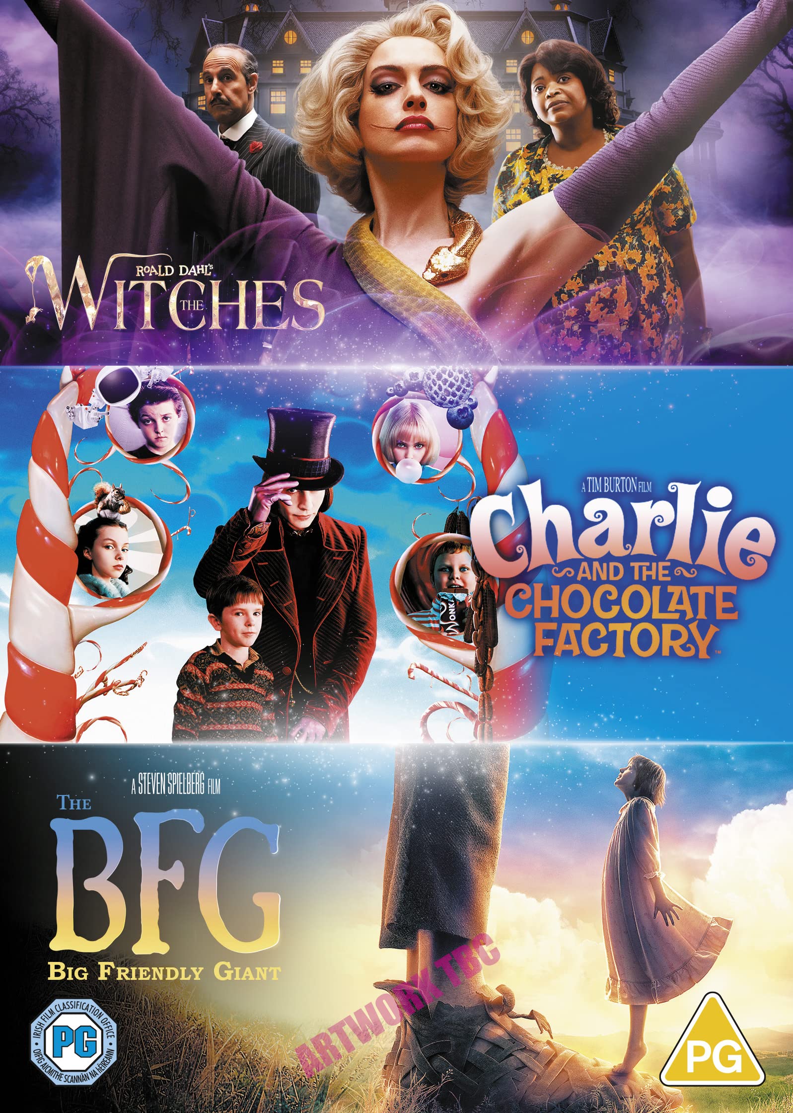 Roald Dahl 3-Film Collection [PG] DVD Box Set