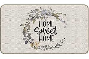 Farmhouse Indoor Door Mat: Welcome Mats Outdoor, Entrance Rugs for Home Sweet...