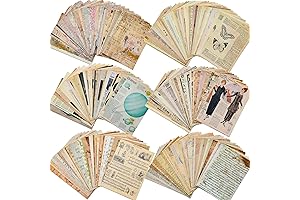 200 Sheets Vintage Scrapbook Paper: Crafting Cornerstone