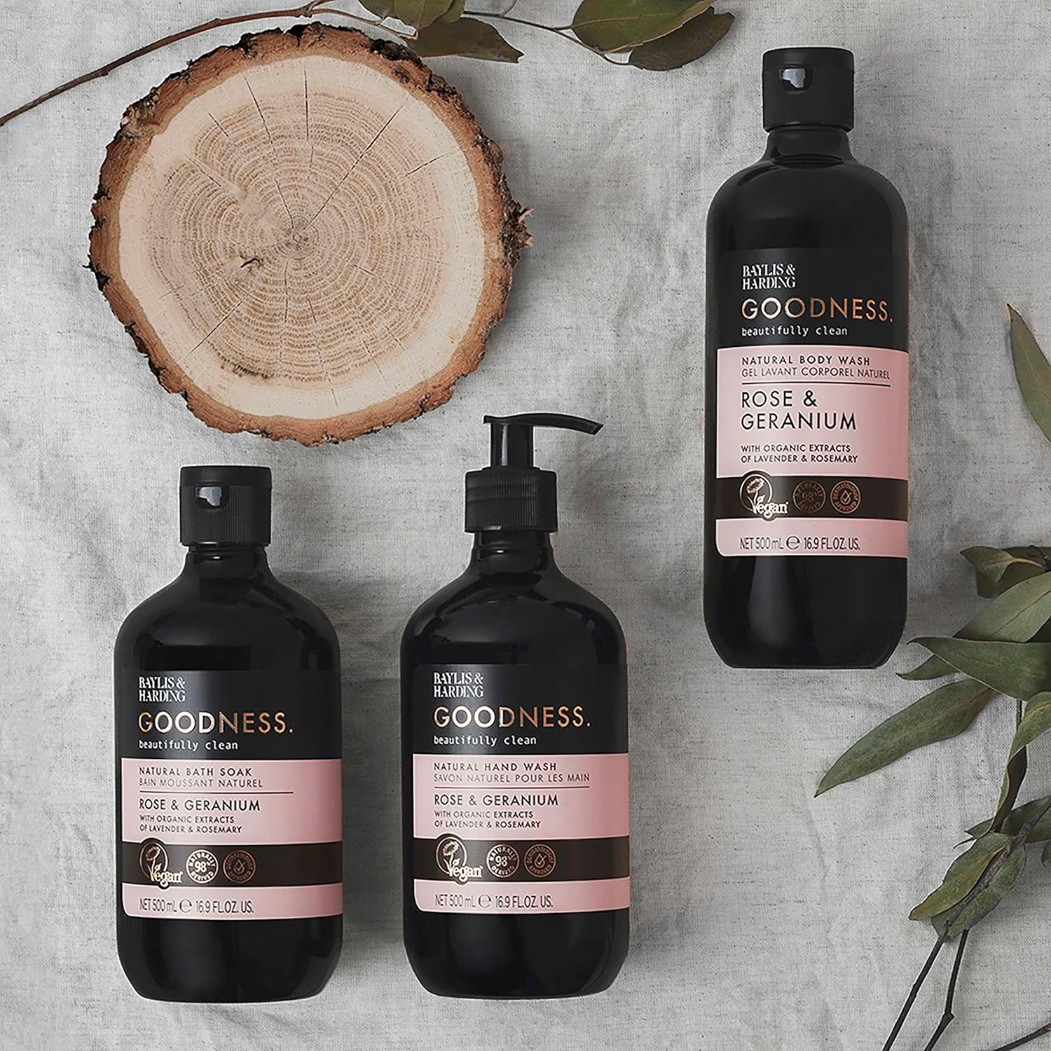 Baylis & Harding Goodness Natural Bubble Bath 16.9 Fl.oz, 3 Pack image 5