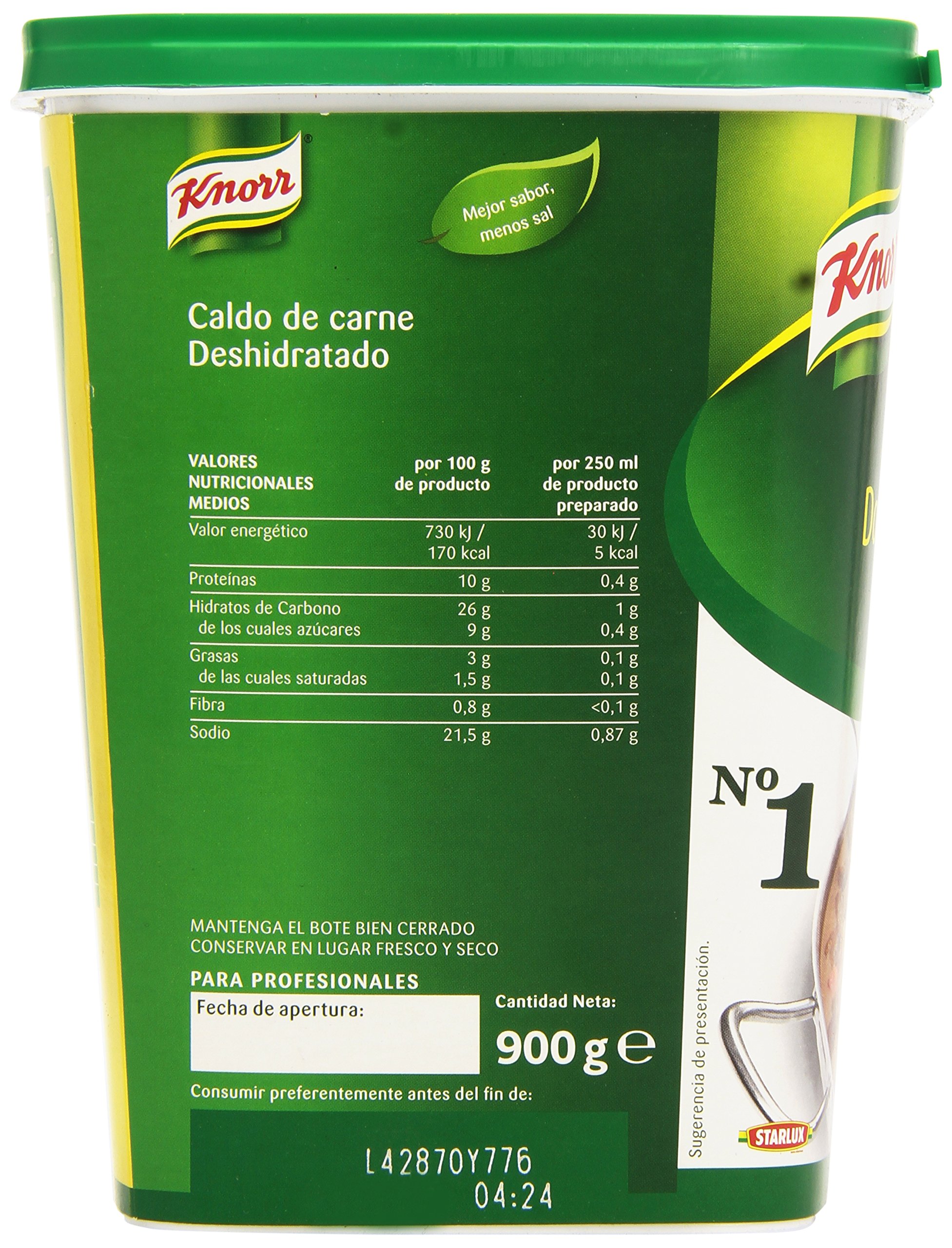 Knorr Doble Caldo Carne 900 g Polvo